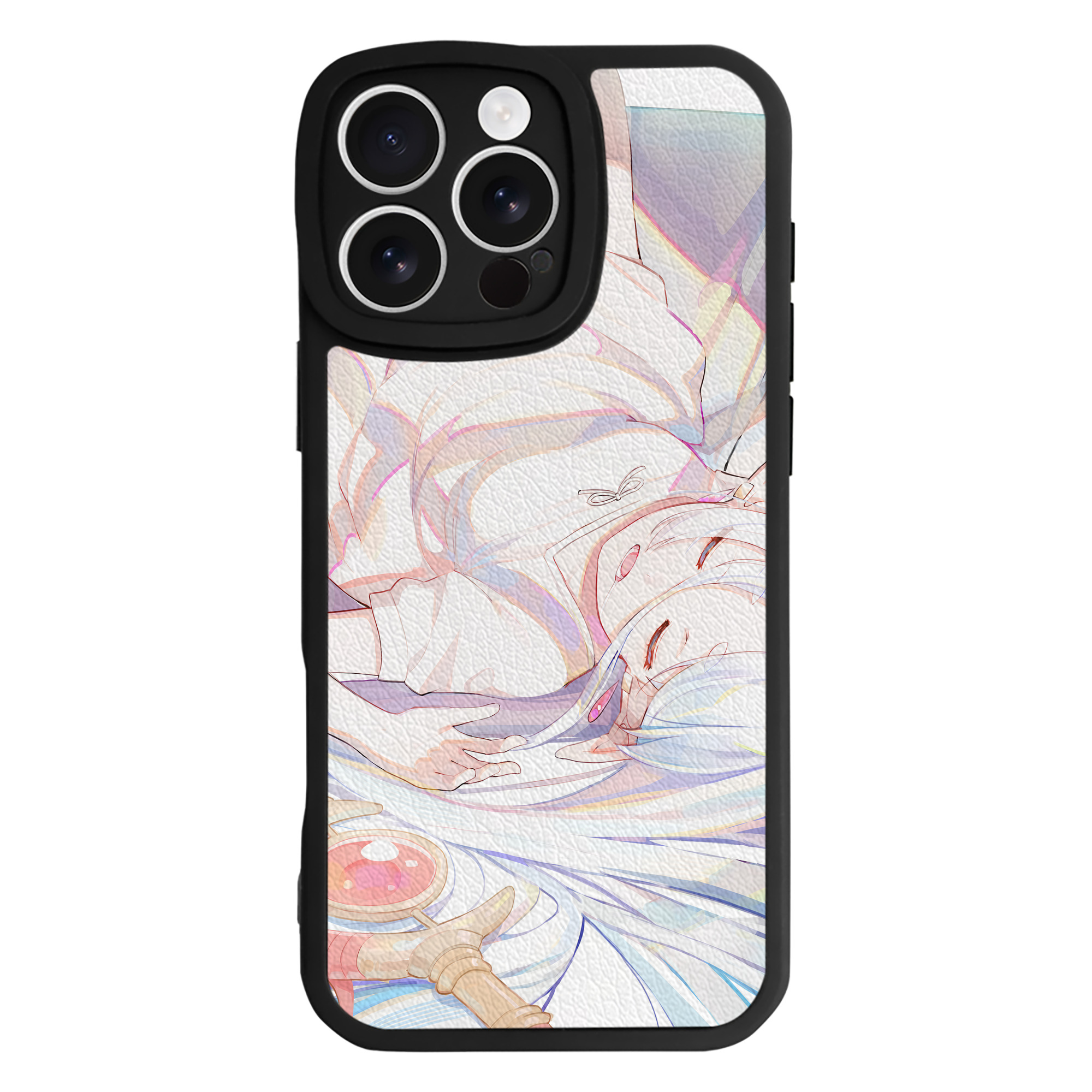 （画像用） 葬送のフリーレン Frieren 【iPhone 16シリーズ対応】シリコンスマホケース（レザー調） 材質：シリコン